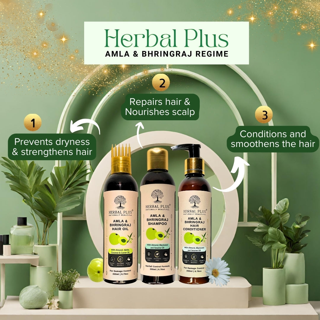 Herbal Plus Amla and Bhringraj Hair Care