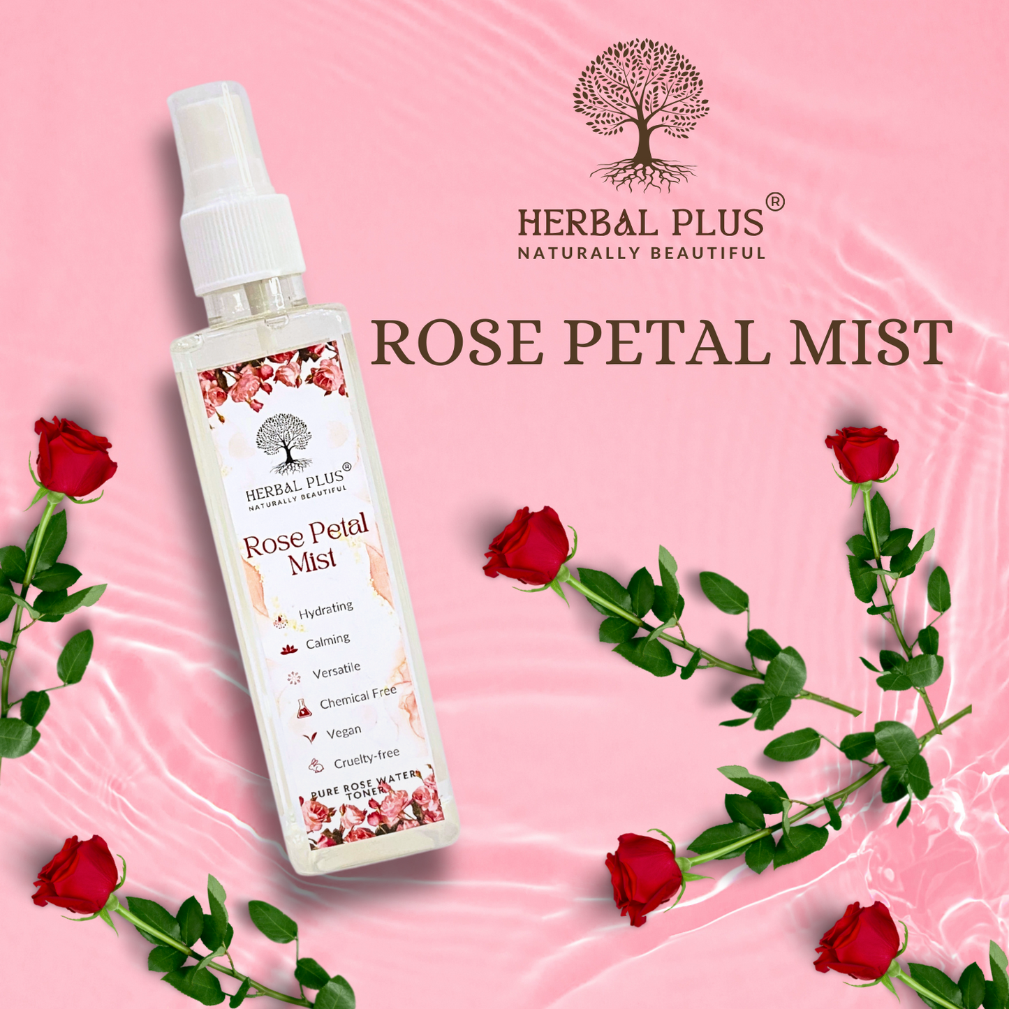 Herbal Plus Rose Petal Mist